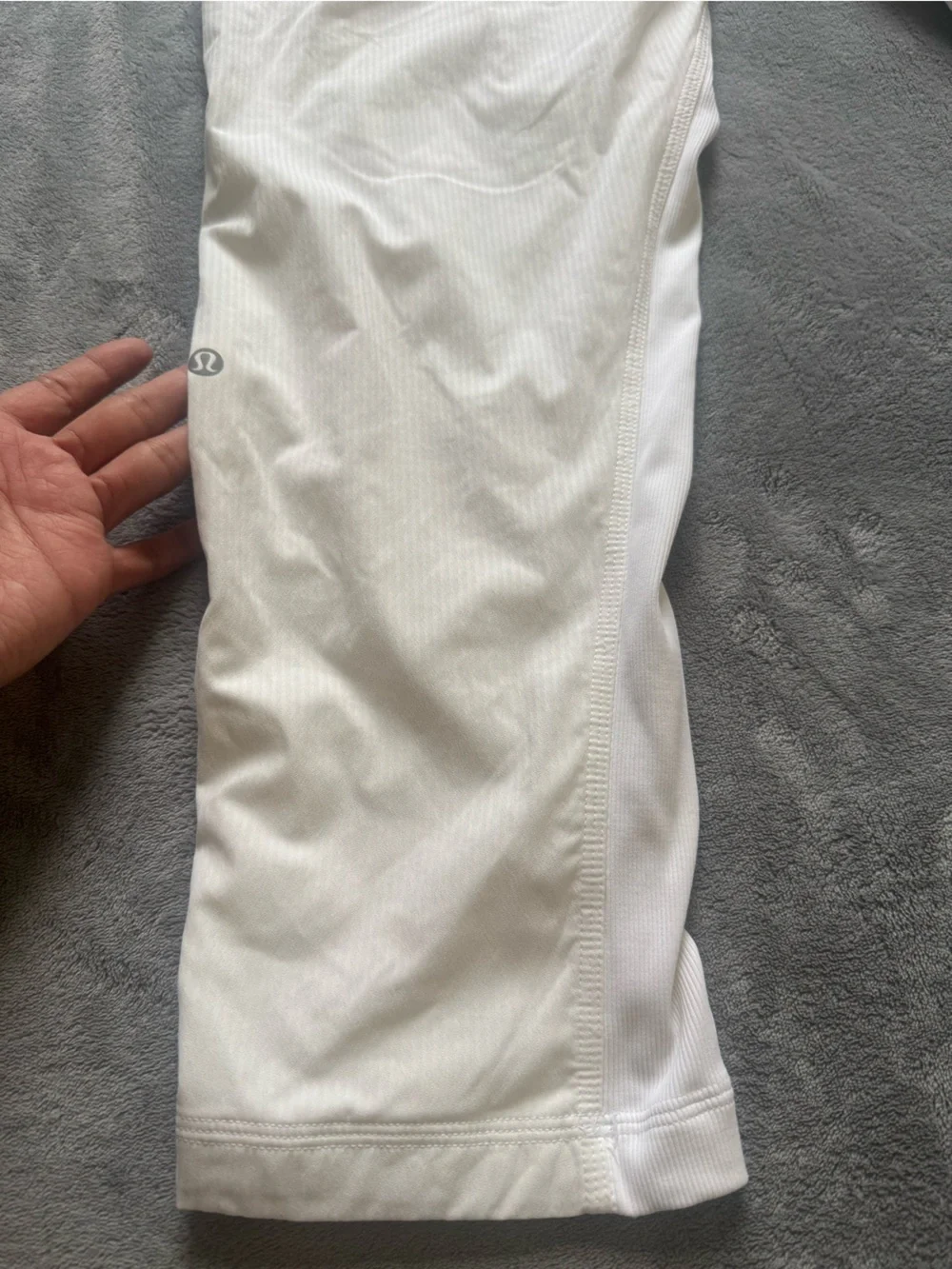 Lululemon White Performance Jogger Pants size 12